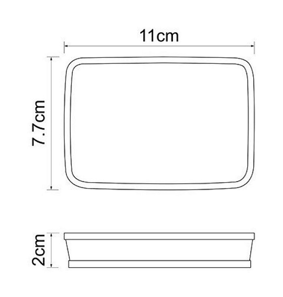 Мыльница WasserKraft Rossel K-5729