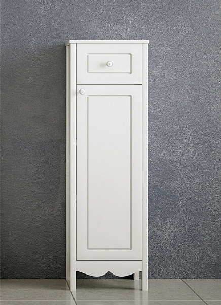 Шкаф-пенал напольный COROZO "Блюз 39" белый