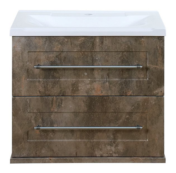 Тумба с раковиной Misty Марта 60 цинк