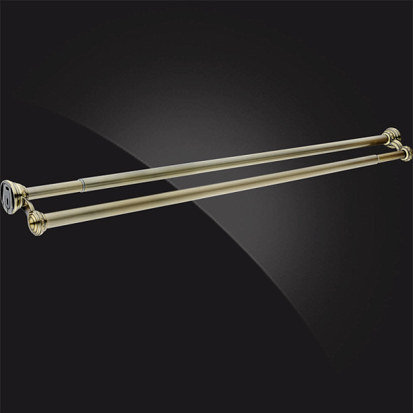 Карниз для ванной комнаты двойной Elghansa Monterno CD-2-Bronze