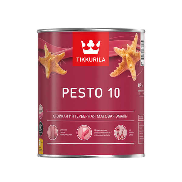 Эмаль Tikkurila Euro Pesto 30 алкидная для внутренних работ полуматовая