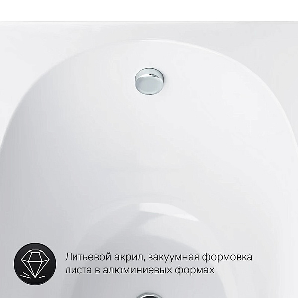 Акриловая ванна AM.PM Spirit 180x80 W72A-180-080W-A2