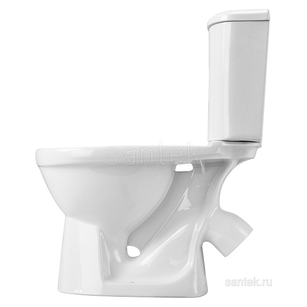 Унитаз компакт напольный Santek Бореаль с диагональным выпуском, антивсплеск 1.WH30.1.704
