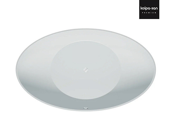 Ванна из искусственного камня Kerrock Tristan-FS Black 196х117