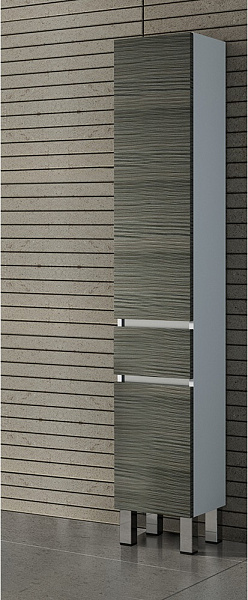 Шкаф-пенал напольный Sanvit Кубэ-3 орех седой темный