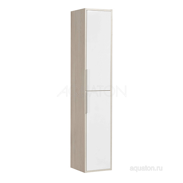 Шкаф-пенал напольный Aquaton "Рико" ясень фабрик с б/к