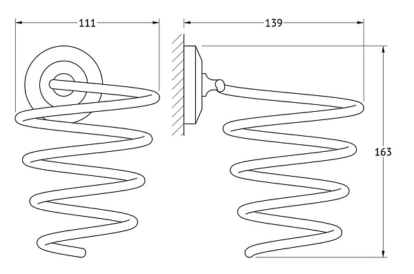 Держатель фена FBS Standard STA 080