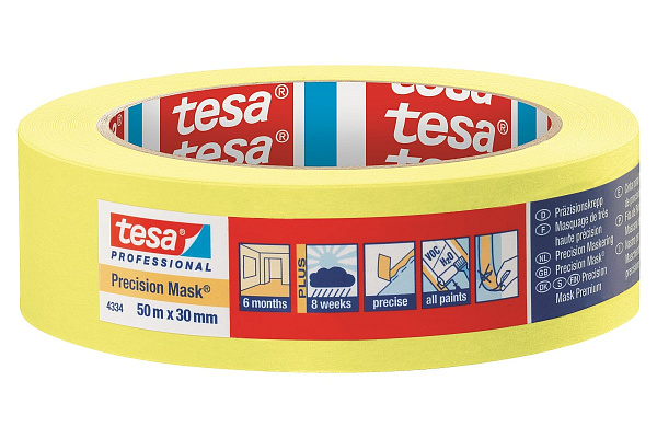 Малярная лента для четких краев Tesa 04334-00010-00 50м х 30мм