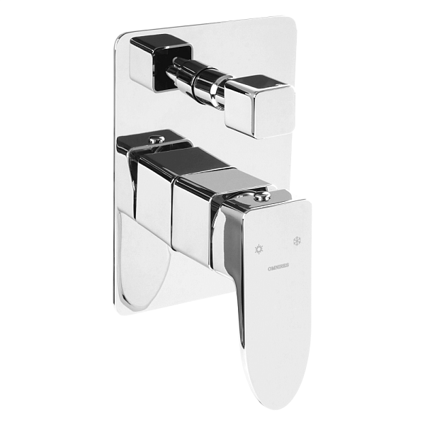 Смеситель для раковины скрытого монтажа Omnires Siena SN7335CR хром