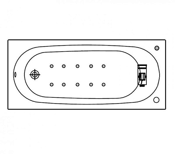 Акриловая ванна Kolpa-San Tamia Air 180х80 QUAT