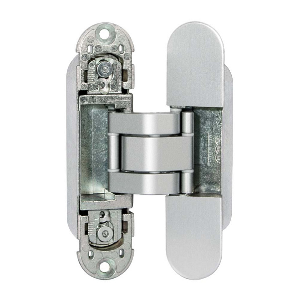 Дверная петля скрытой установки AGB Eclipse 2.1 матовый хром E30200.92.34