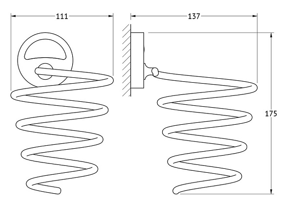 Держатель фена FBS Ellea ELL 080