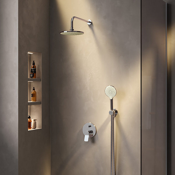 Смеситель для ванны и душа c душевым набором Am.Pm X-Joy FB85A1RH20