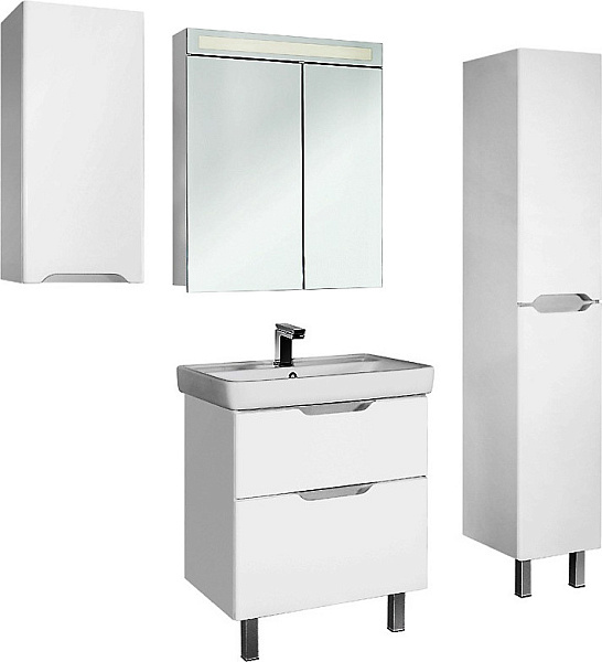 Тумба с раковиной подвесная Dreja "Q Plus 70"