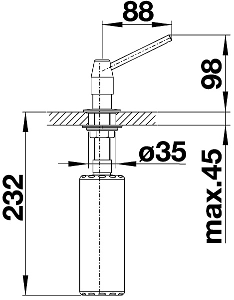 Дозатор Blanco Тango