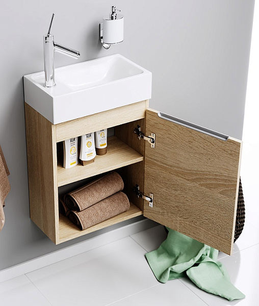 Тумба с раковиной подвесная Aqwella "Леон-МР 40"