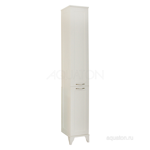 Шкаф-пенал напольный Aquaton "Леон" дуб белый