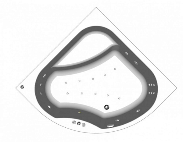 Акриловая ванна Kolpa-San Swan Special 160х160