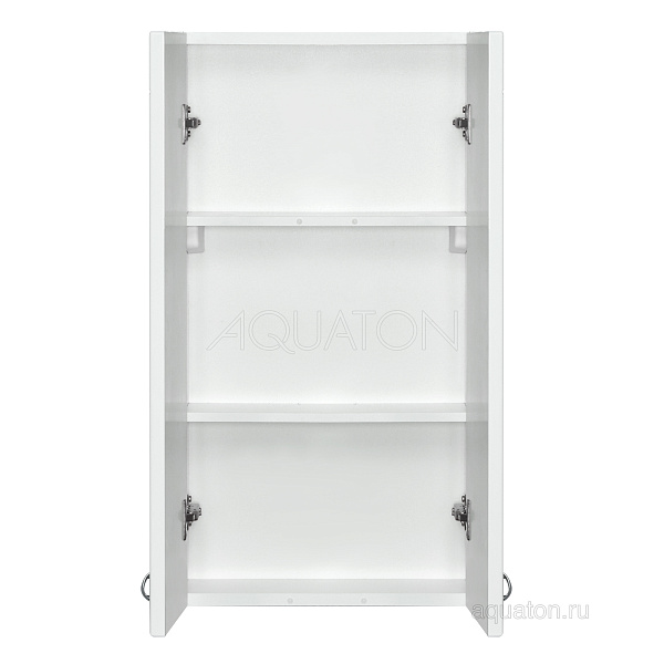 Настенный шкаф двустворчатый Aquaton "Колибри" L белый