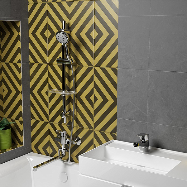 Смеситель для ванны Paini Creta 42CR119CAKM