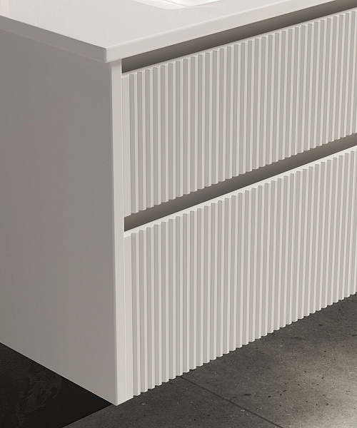 Тумба с раковиной подвесная Sanvit Рольф-2 80 см