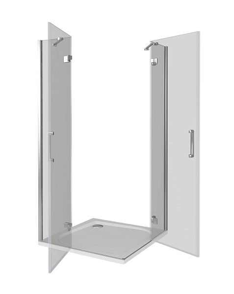 Душевая перегородка Good Door Saturn CR-90-C-CH 90х185