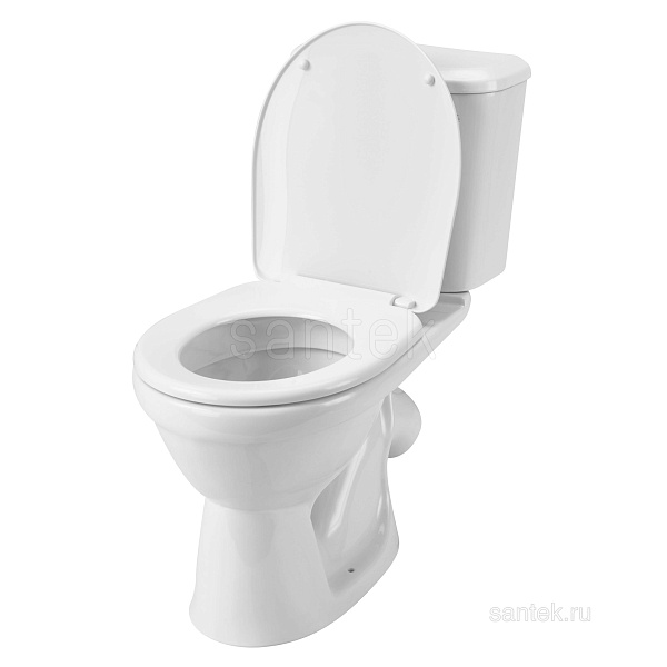 Унитаз компакт напольный Santek Бореаль с диагональным выпуском, антивсплеск 1.WH30.1.704