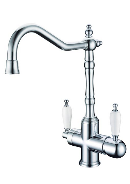 Смеситель для кухни с краном TRADIZIONALE CHROMO 113