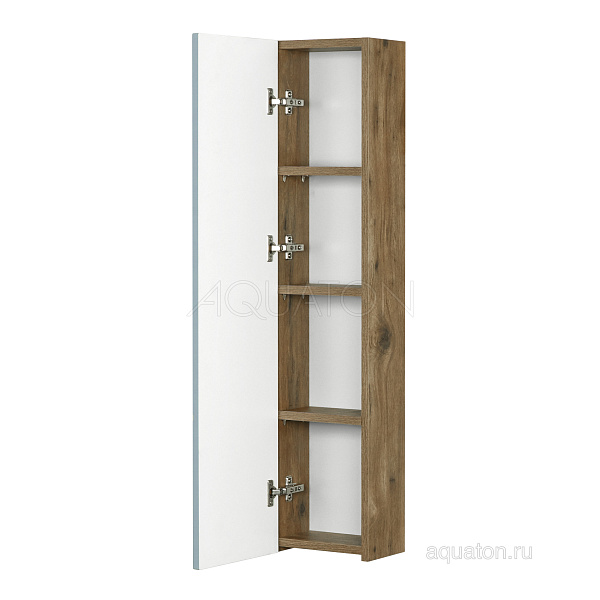 Настенный шкаф Aquaton "Мишель 23" дуб рустикальный/фьорд