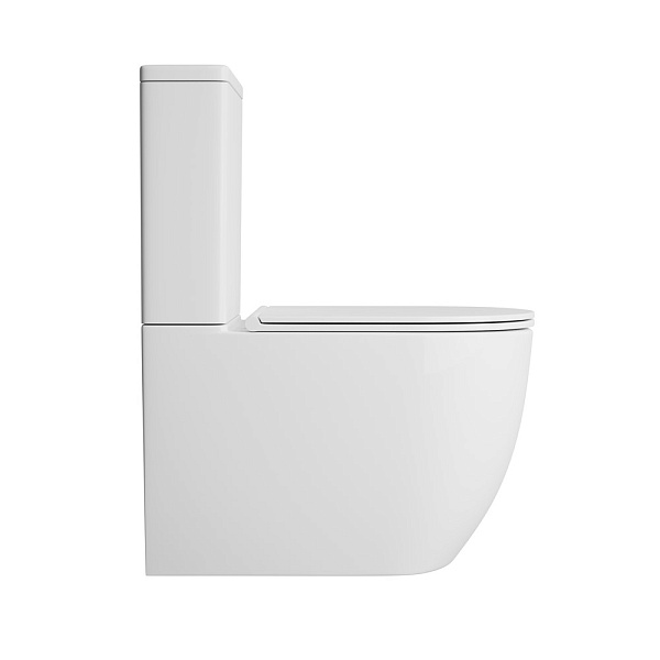 Унитаз компакт напольный безободковый OWL Vind Cirkel-GL с сиденьем DP микролифт