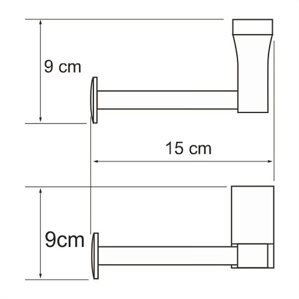 Держатель туалетной бумаги WasserKraft Lopau K-6096