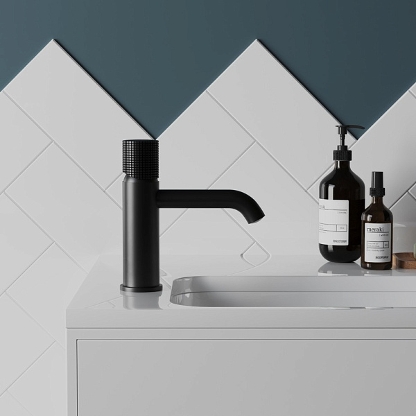 Смеситель для раковины PAINI Cox Grip 7GPZ205O черный матовый