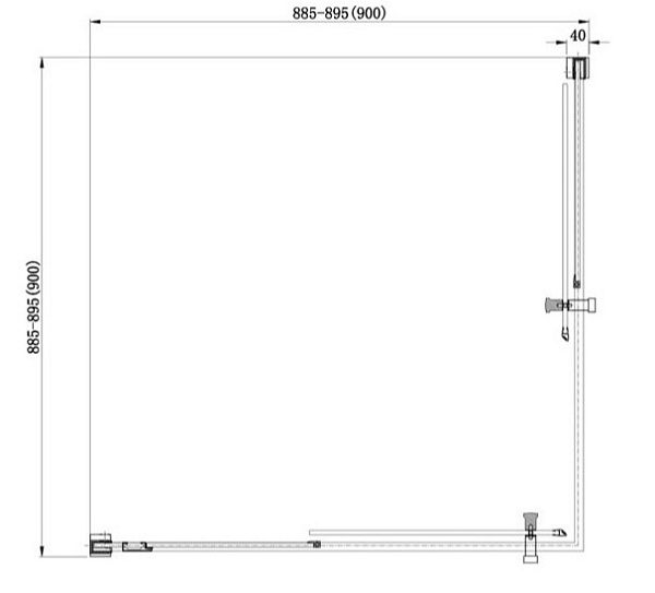 Душевой уголок Aquanet Delta Cube NPE1142