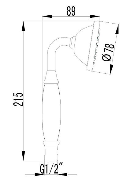 Душевая лейка Lemark LM8007C