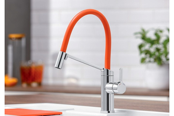 Смеситель для кухни Blanco Viu-S (+4 цветных съемных шланга)