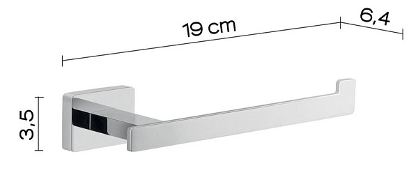 бумагодержатель Gedy Atena 4424(13) хром 