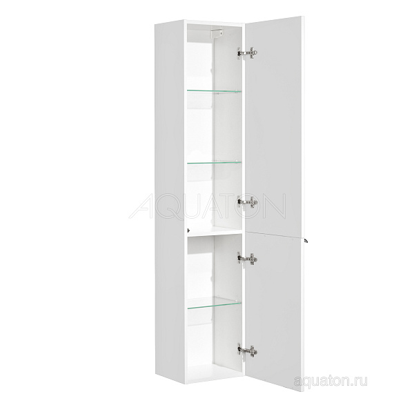 Шкаф-пенал подвесной Aquaton "Беверли" R белый