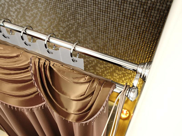 Карниз для ванной комнаты двойной Elghansa Monterno CD-2-Chrome