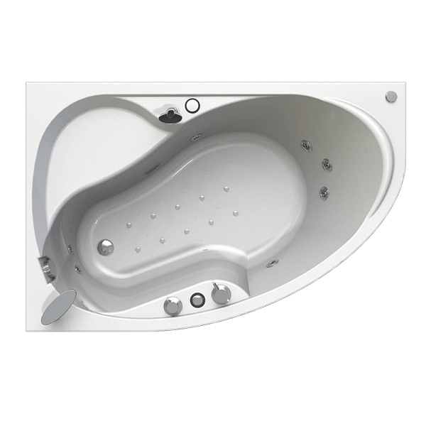 Акриловая ванна Radomir Амелия 160х105 L