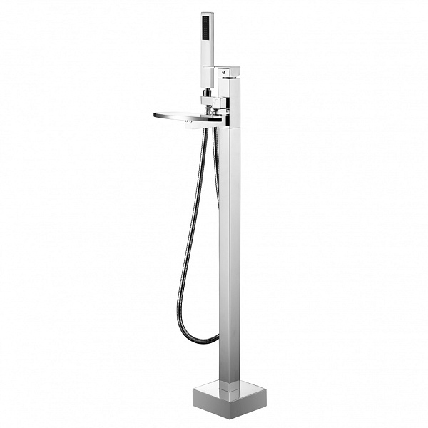 Смеситель напольный с душевой лейкой Swedbe Spira 4008