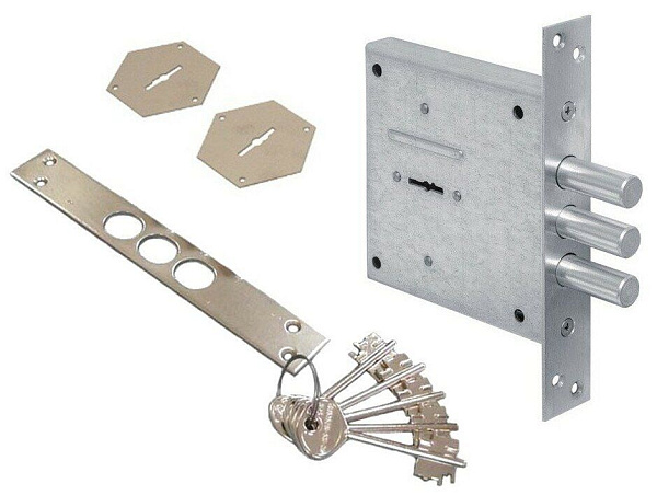 Замок врезной Kerberos 110.21.003/3/0:1