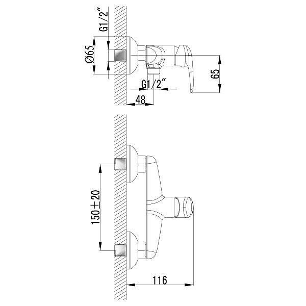 Смеситель с гигиеническим душем Lemark Pramen LM3318C