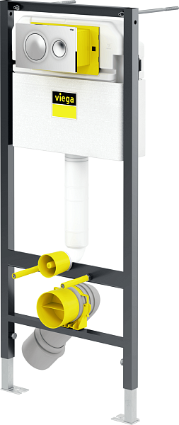 Система инсталляции для унитаза Viega Prevista Dry 8524.13 с кнопкой смыва