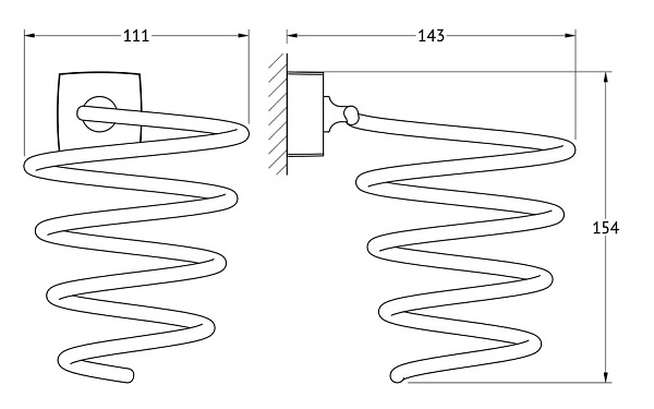 Держатель фена FBS Esperado ESP 080