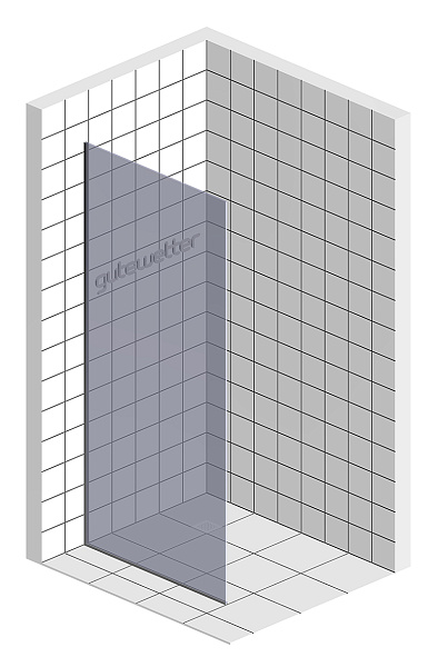 Душевая перегородка GuteWetter Glass Line GLGK-010-CLN-CM-75x220-L