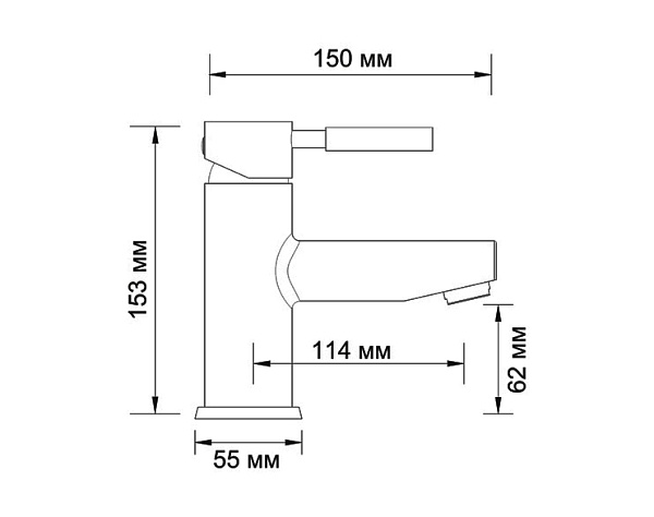 Смеситель для раковины WasserKraft Wern 4203