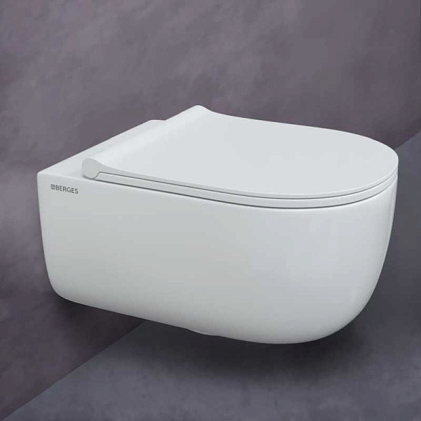 Унитаз подвесной Berges Ego XL Rimless 082118