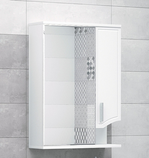 Зеркало-шкаф COROZO "Креста 55" R белый