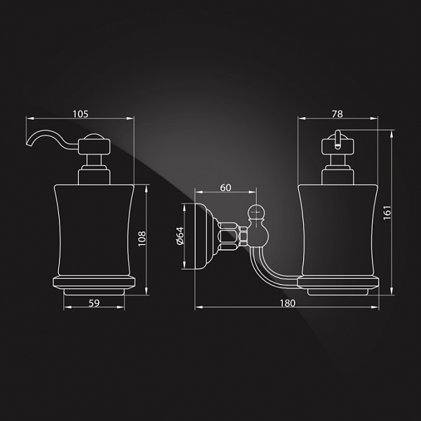 Дозатор Elghansa Praktic PRK-472
