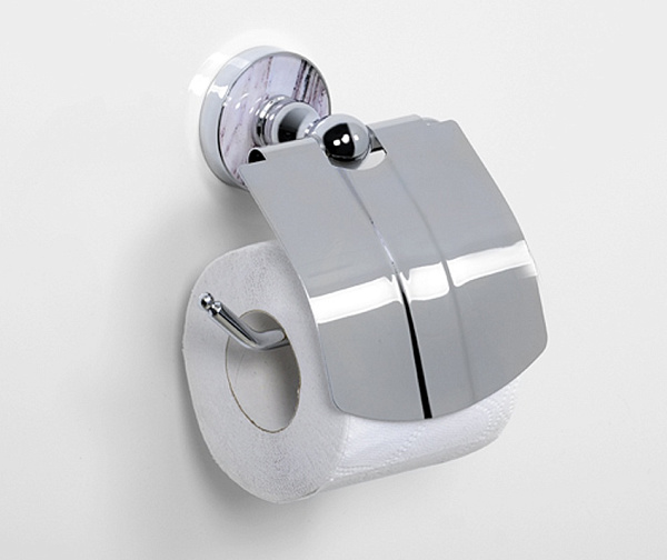 Держатель туалетной бумаги с крышкой WasserKraft Aland K-8525